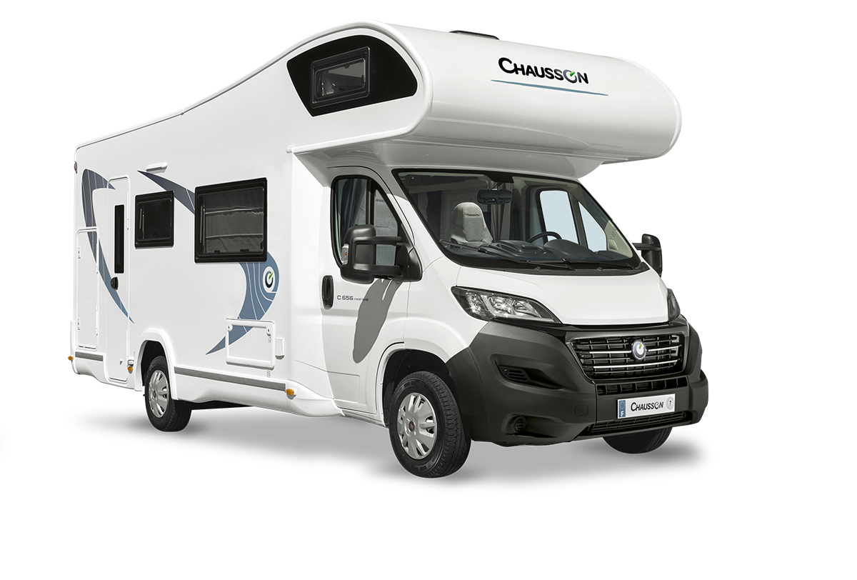 camping car capucine C656 vue 3/4